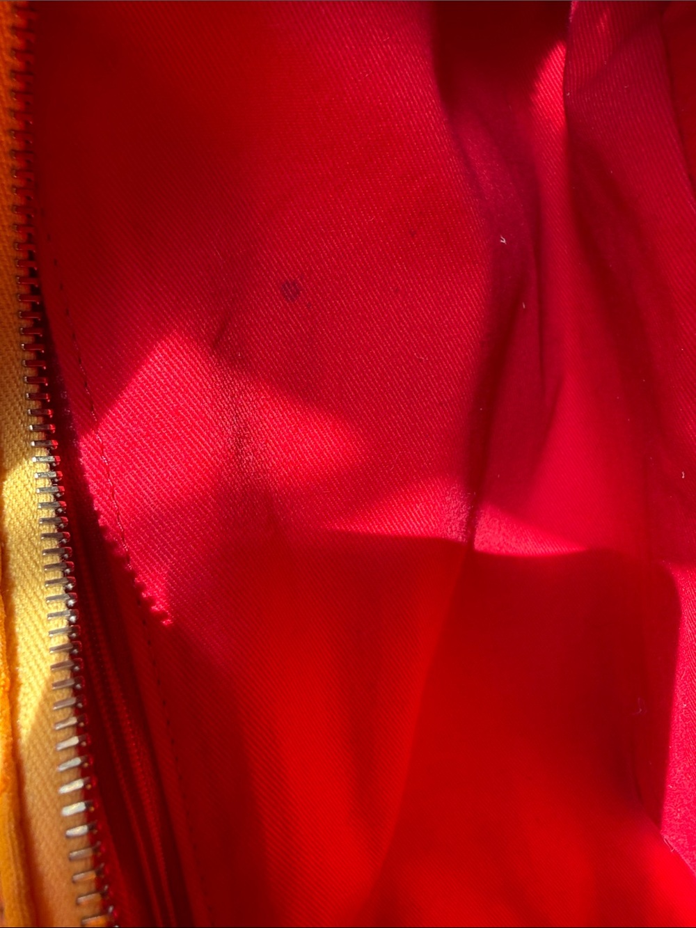 Dooney & Bourke Yellow Shoulder Tote with Tan Leather Trim - Picture 15 of 16